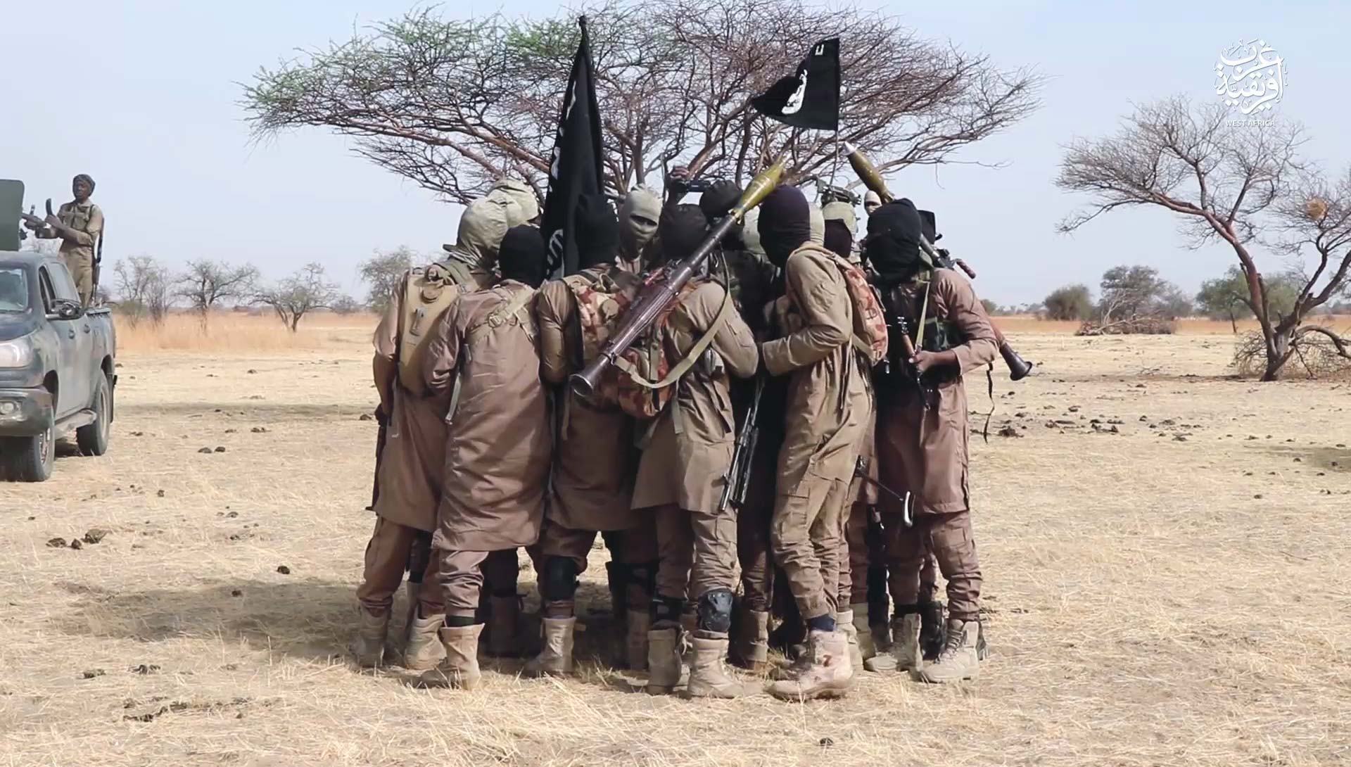 Islamic State militants in Nigeria