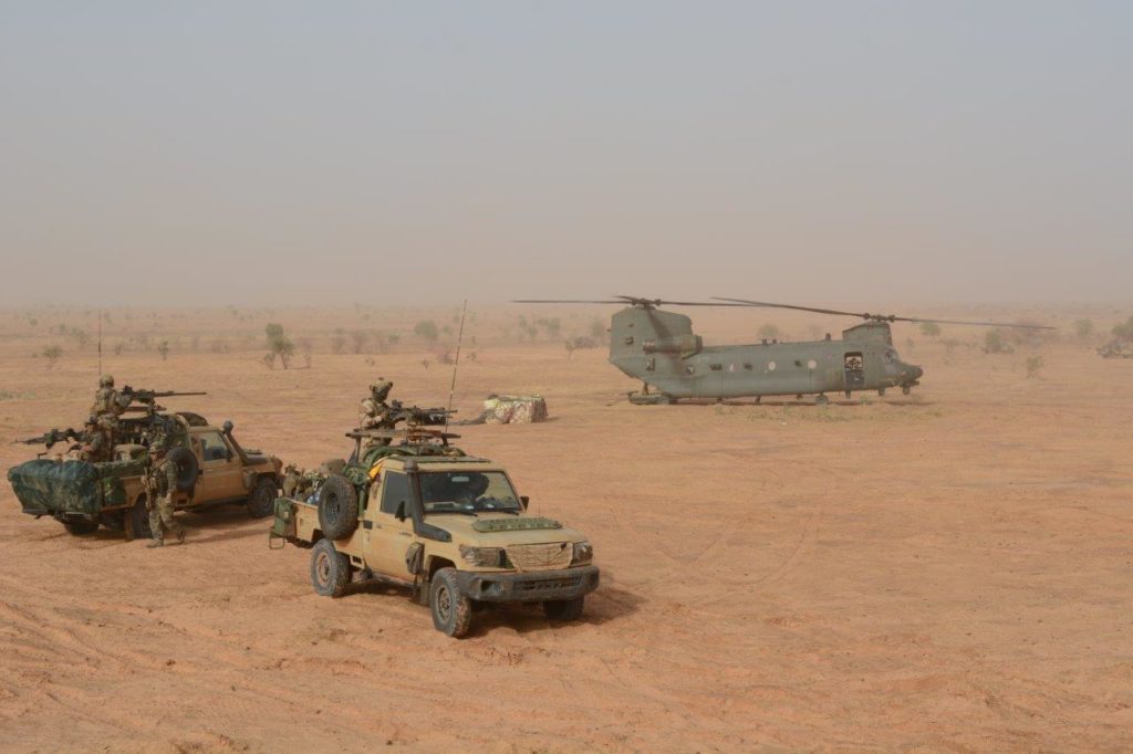 RAF Chinook during Operation Aconit