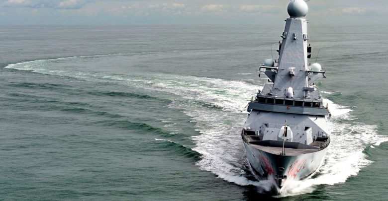 HMS Dragon Type 45 destroyer