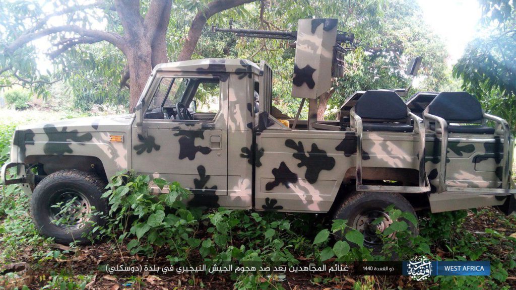 Nigerian Army technical captured by ISWAP
