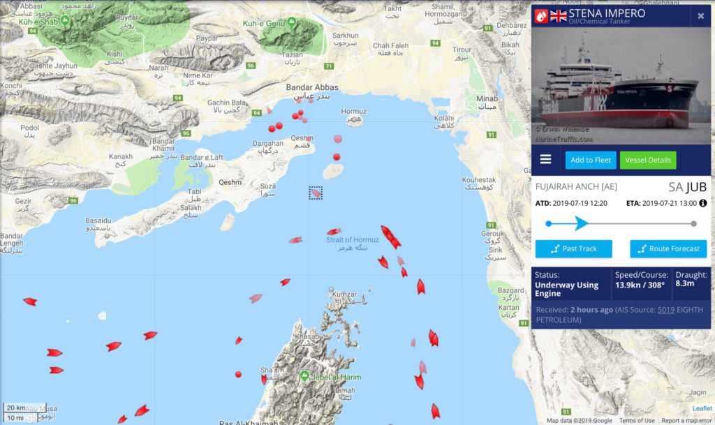 Stena Impero tanker seized by Iran