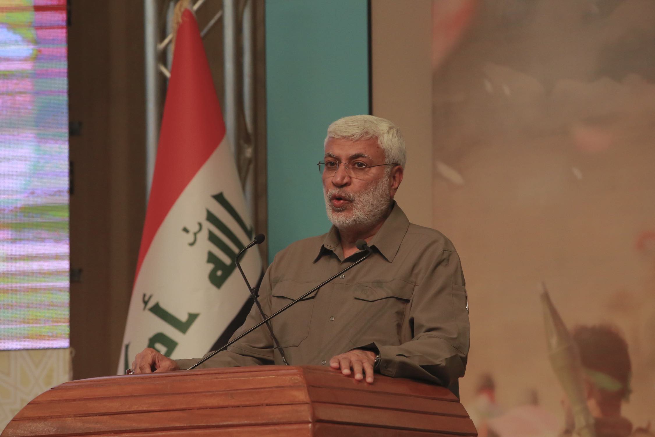 Hashd al Shaabi deputy commander Abu Mahdi al-Muhandis