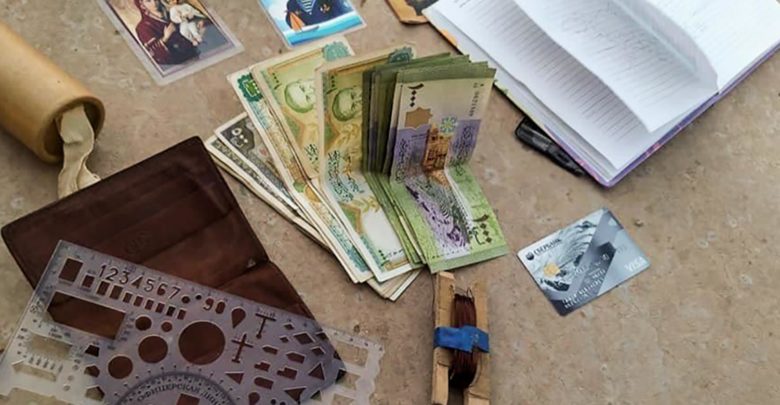 Personal belongings of a PMC Wagner contractor fighting in Libya