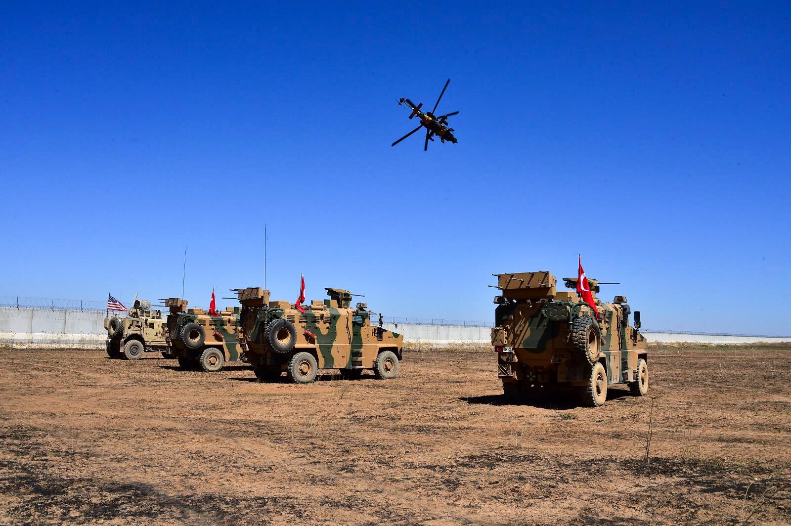 Joint US-Turkey ground patrols in Syria
