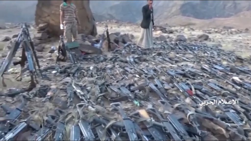 Houthi rebels capture guns from pro-Yemen government forces