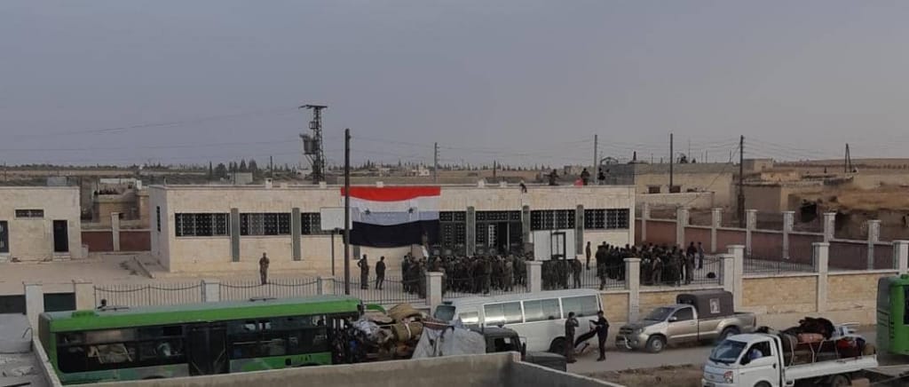 Syrian pro-regime forces deployed near Sultaniyya