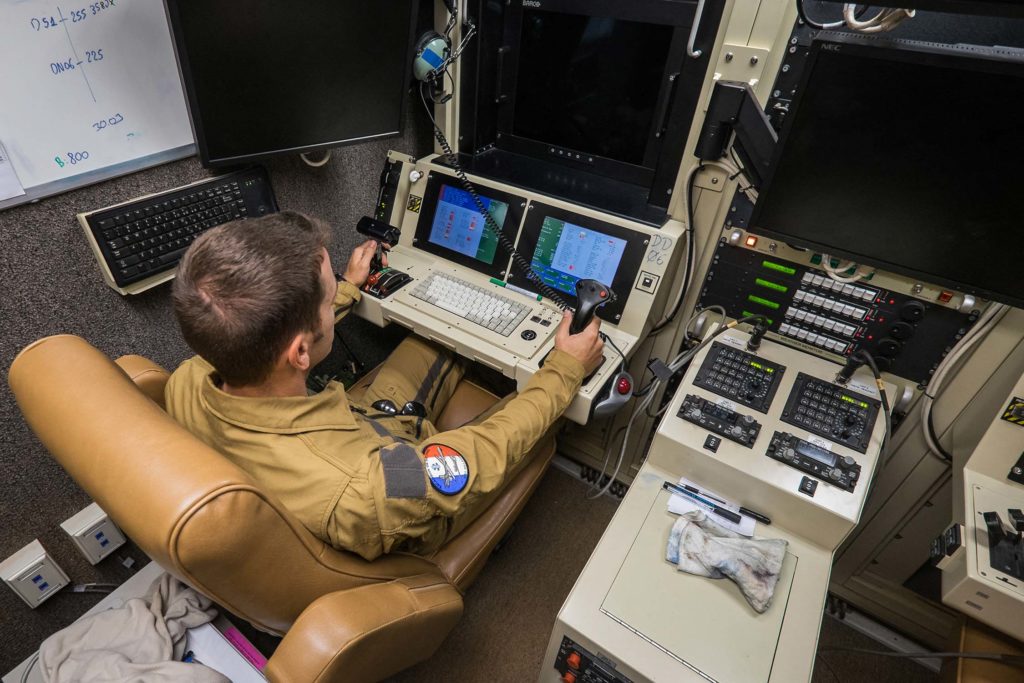 French Reaper drone operator in Niger