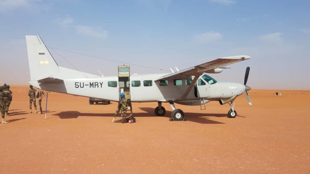 Niger Air Force C-208 supports G5 Sahel Joint Force
