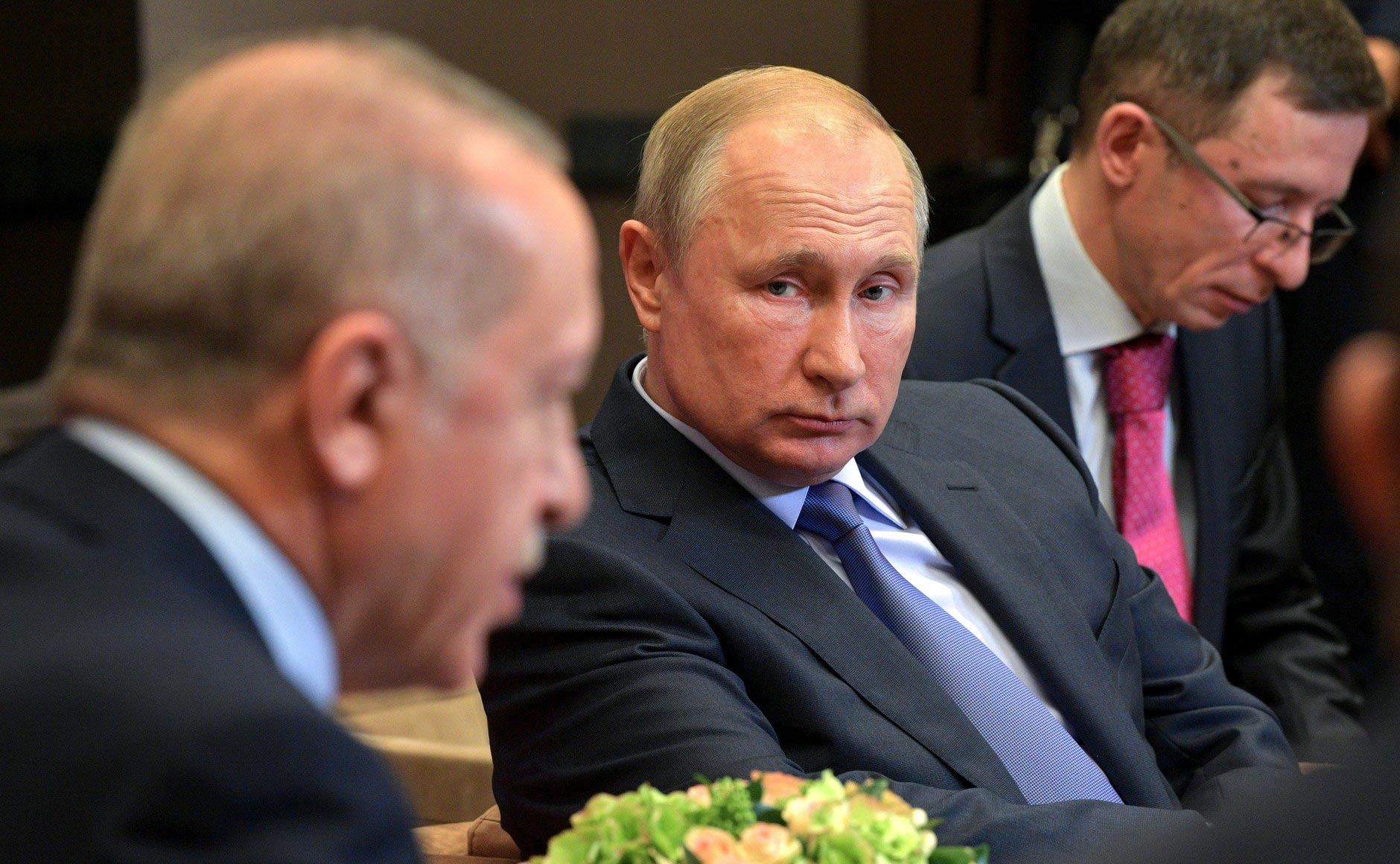 Erdogan and Putin meet on Syria
