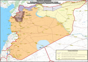 Russia-Turkey map of northeast Syria