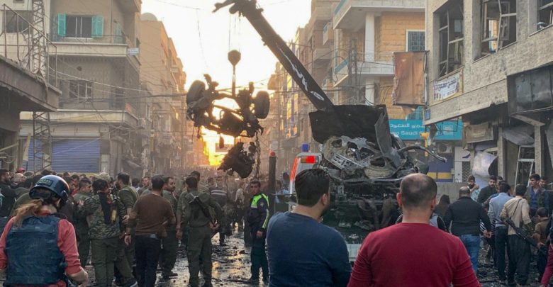 Explosions in Qamishli