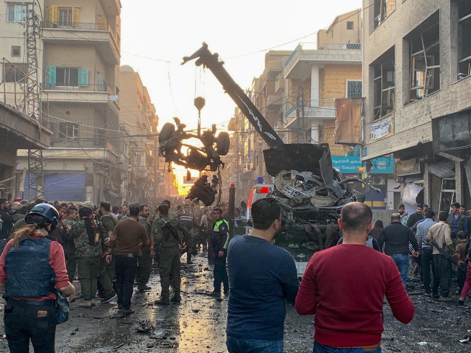 Explosions in Qamishli