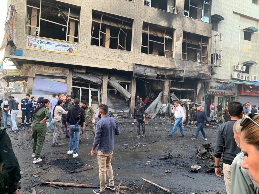 Explosions in Qamishli