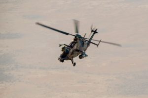 French Tigre helicopter in the Sahel