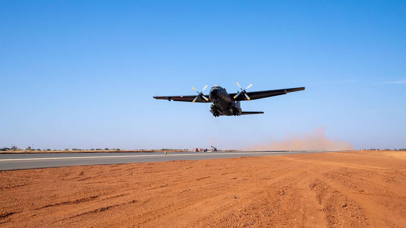 German C-160 inaugurates new Niamey runway