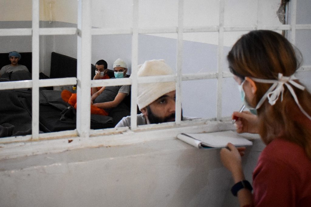 ISIS prisoners in Hasakah, Syria