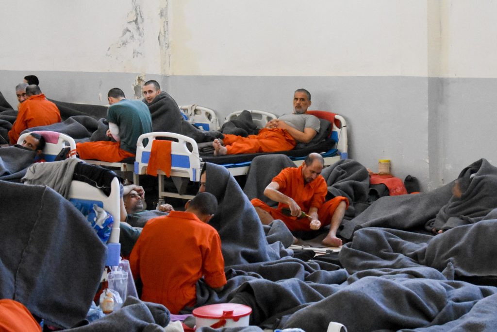 ISIS prisoners in Hasakah, Syria