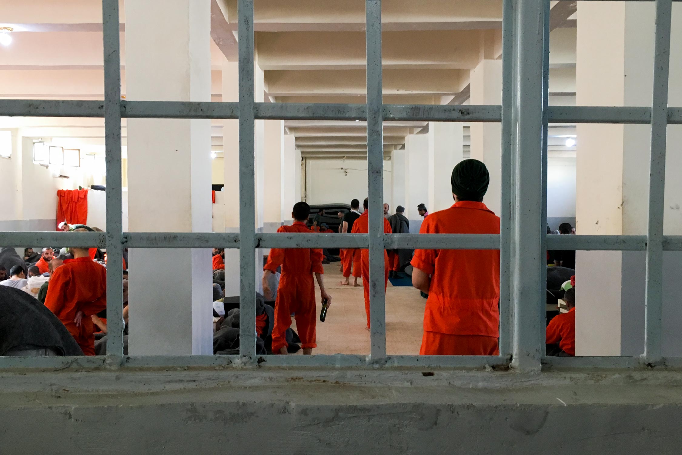 ISIS prisoners in Hasakah, Syria