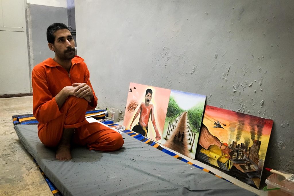 ISIS prisoner in Hasakah, Syria