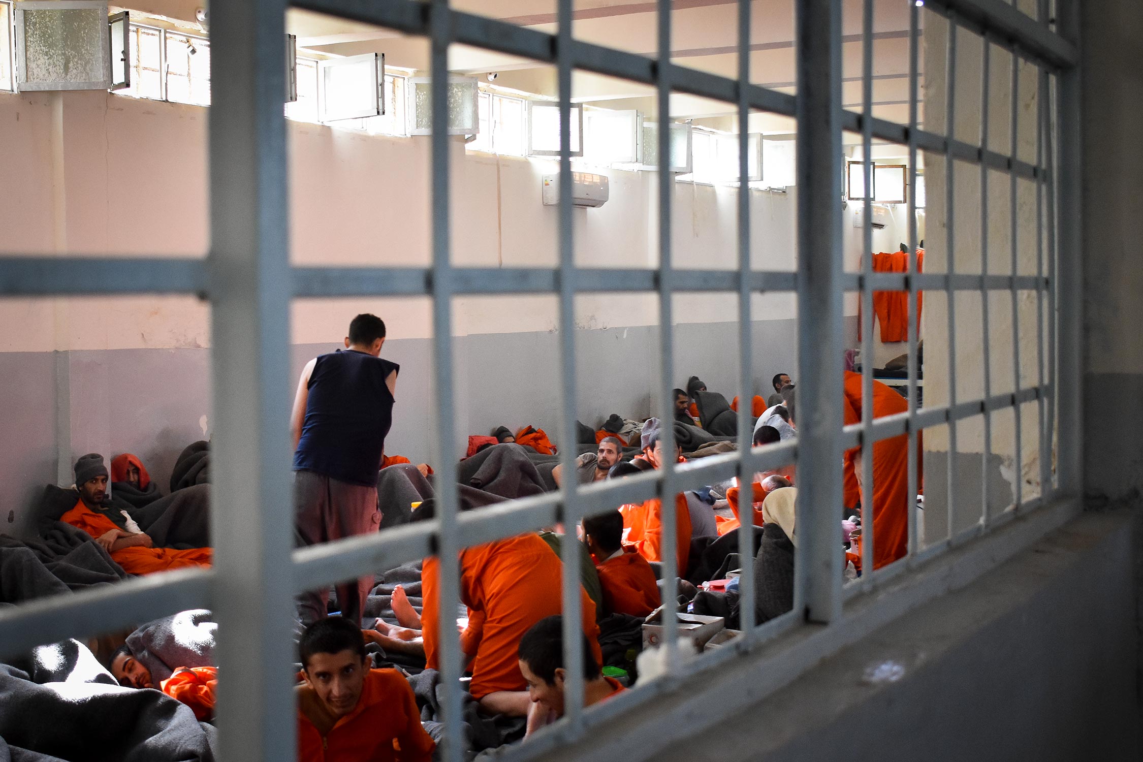ISIS prisoners in Hasakah, Syria