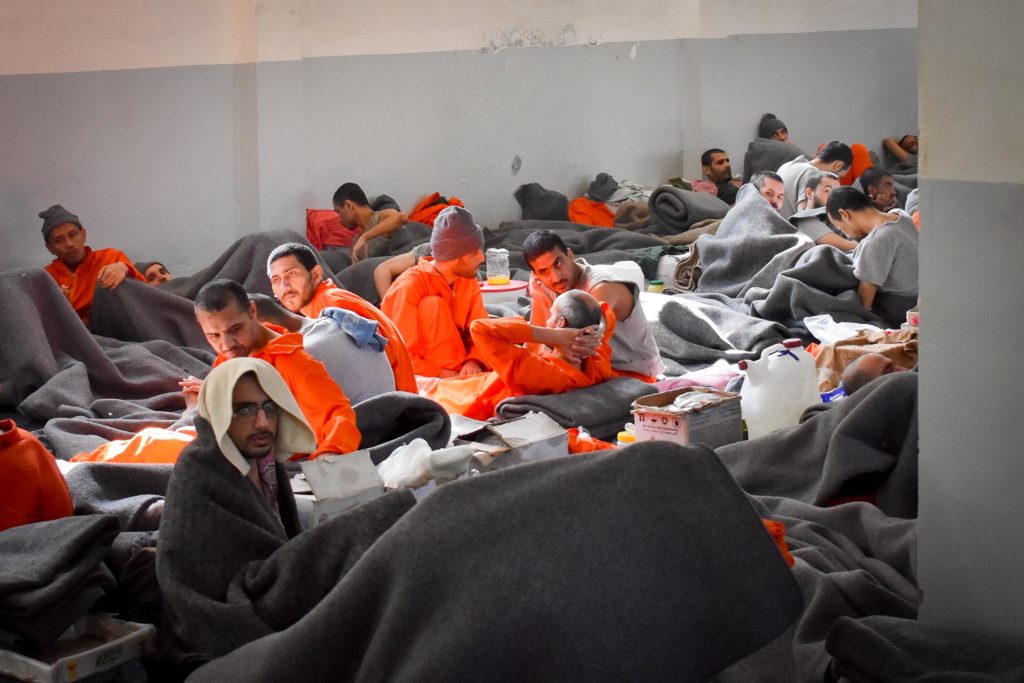 ISIS prisoners in Hasakah, Syria