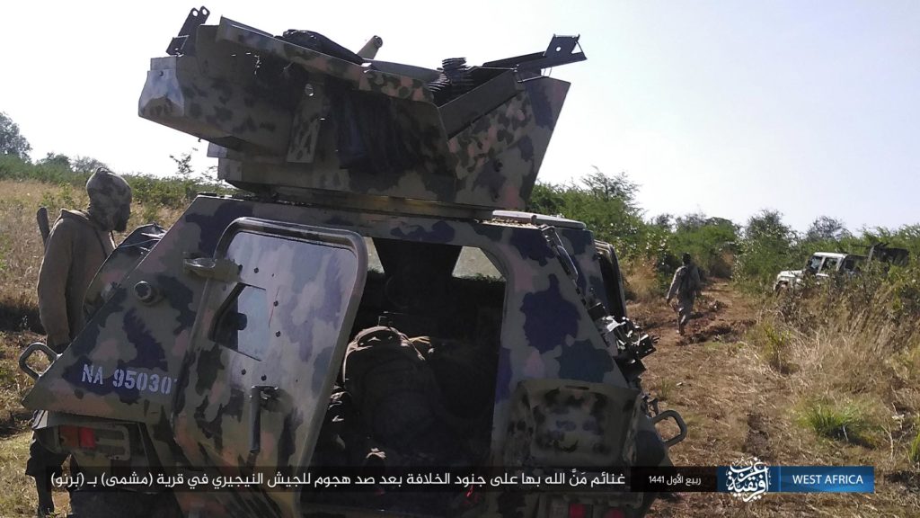 VBL light armored vehicle captured by ISWAP
