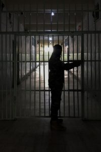 SDF guard at ISIS prison