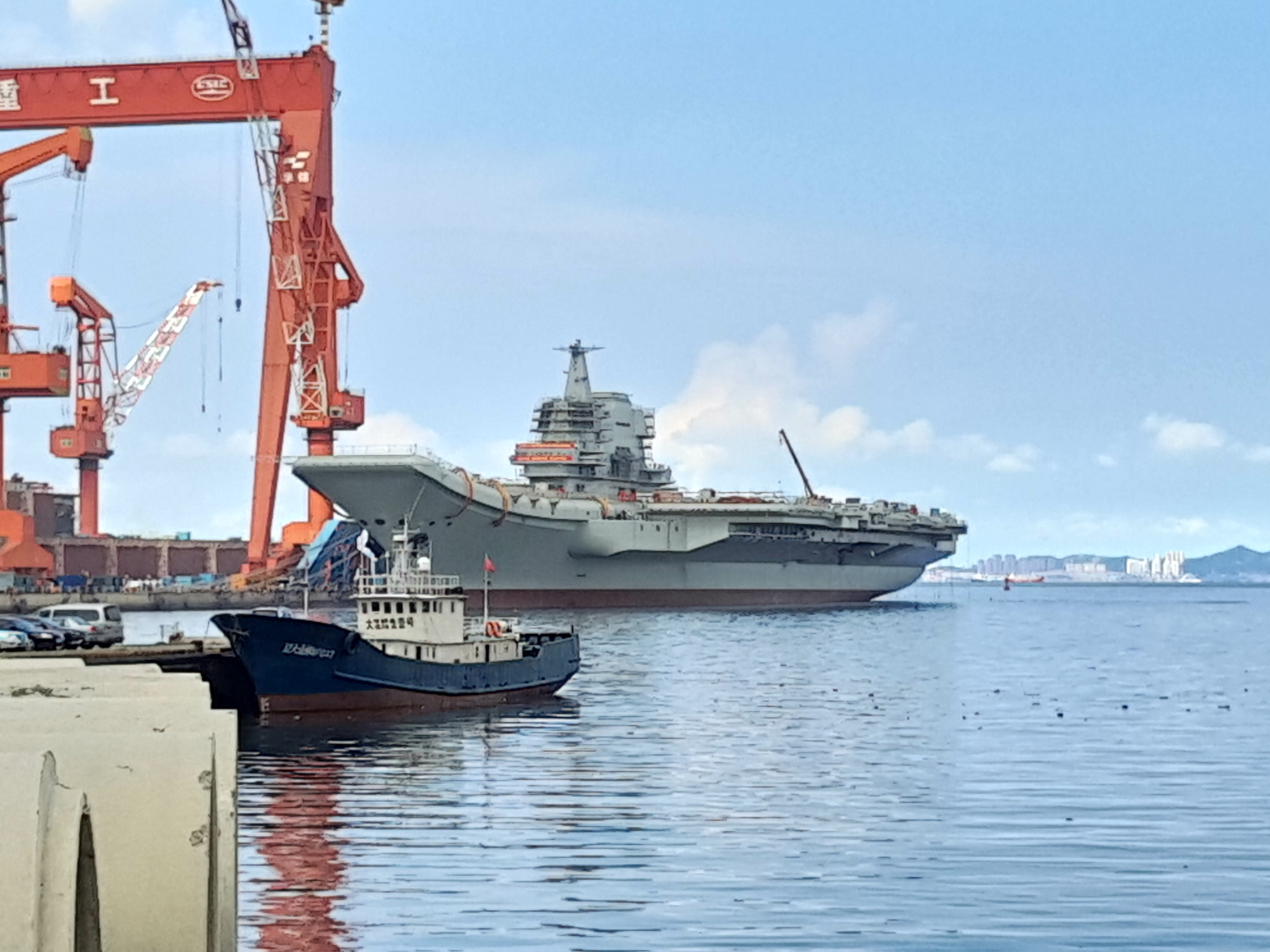 China Shandong aircraft carrier