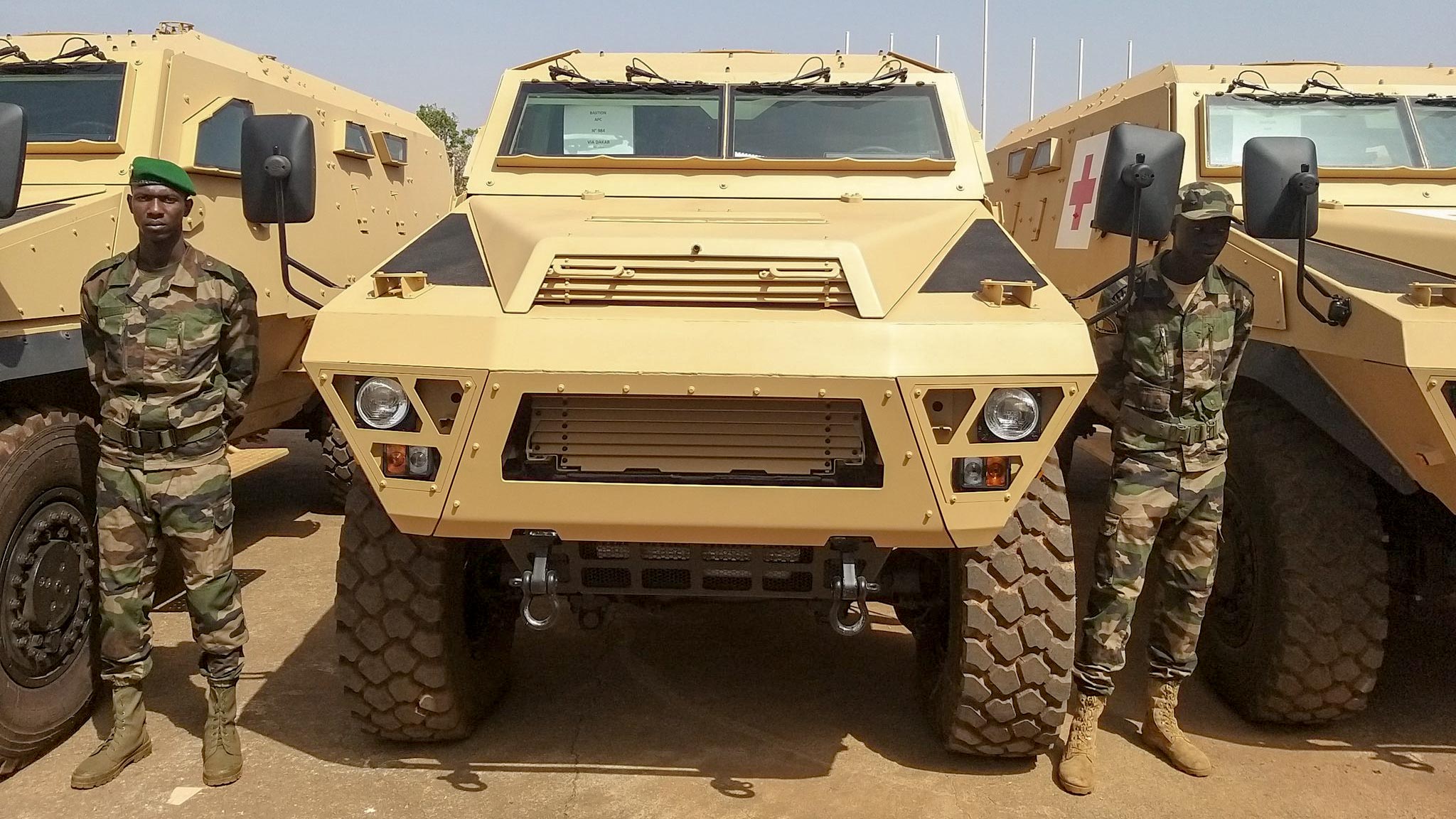 Arquus Bastion armored vehicles for Mali