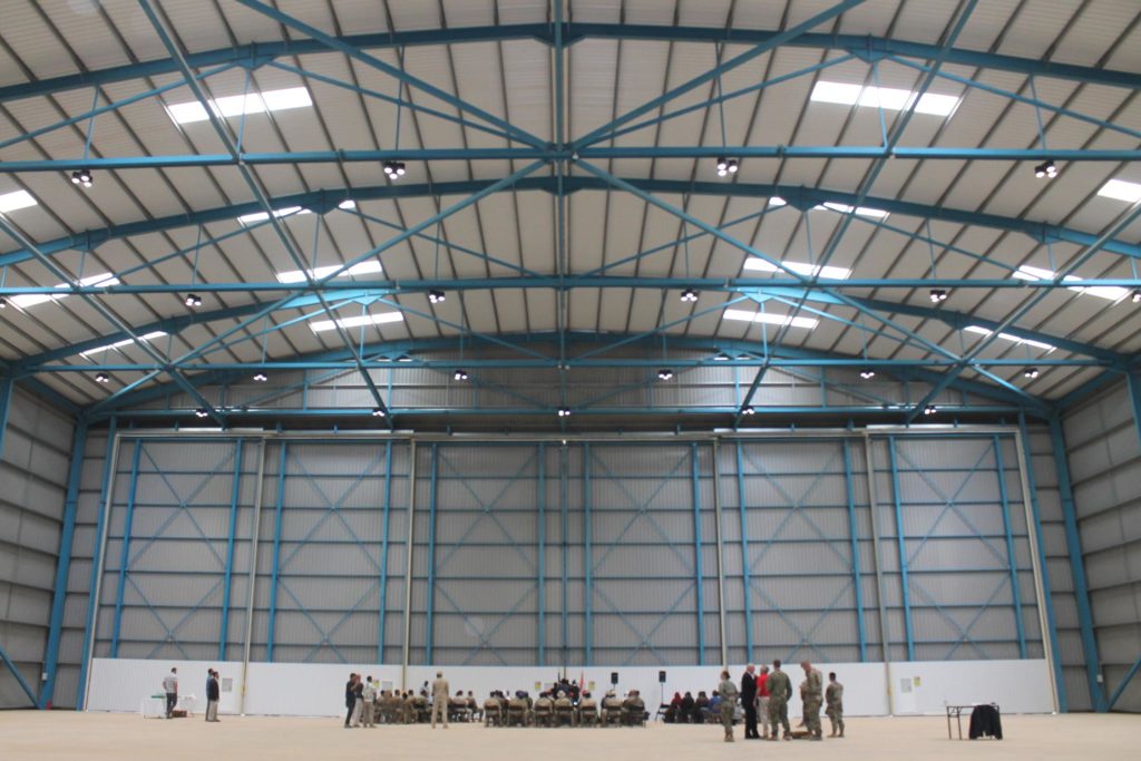 Niger Air Force C-130 hanger in Agadez