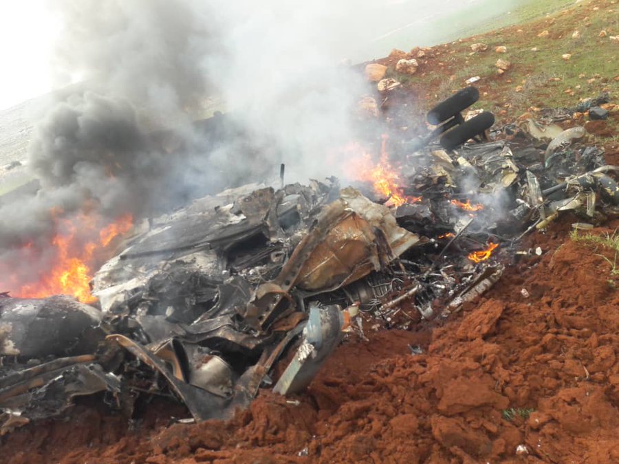 Syrian Air Force helicopter shot down in western Aleppo