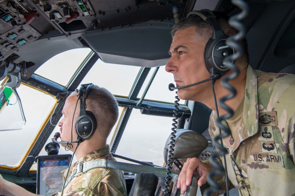 AFRICOM commander General Stephen Townsend in Somalia