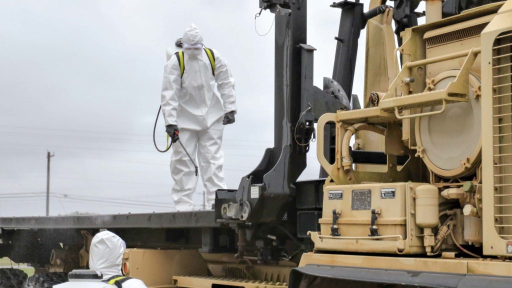 Vehicle decontaminated ahead of DEFENDER-Europe 20