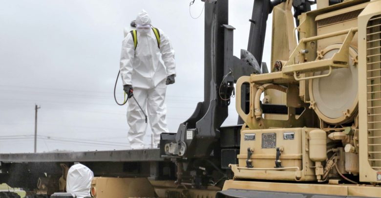Vehicle decontaminated ahead of DEFENDER-Europe 20