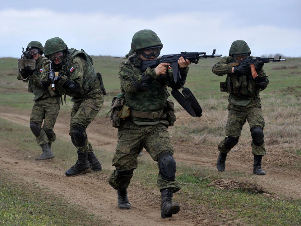 Russian troops