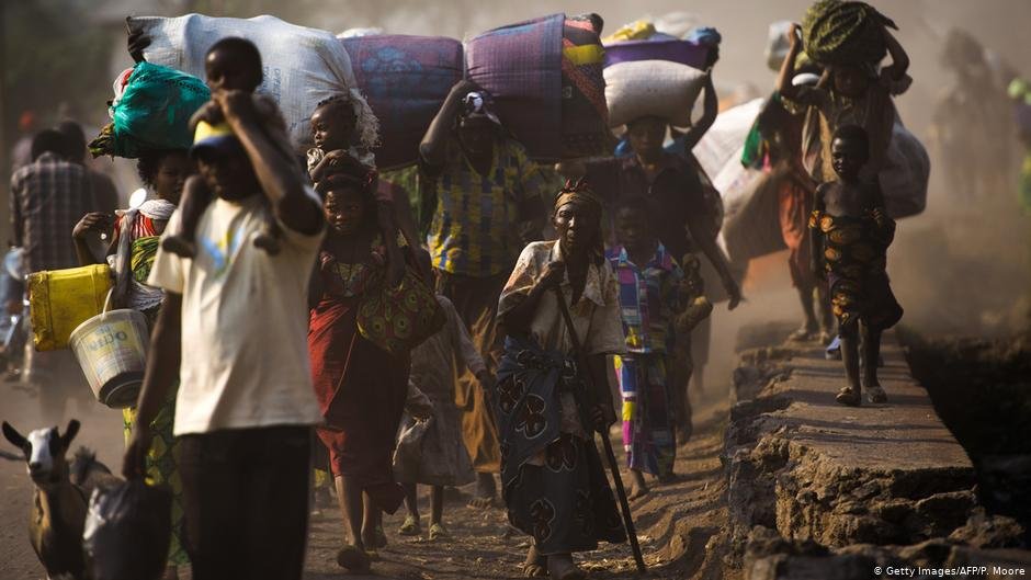 Refugees in DR Congo.