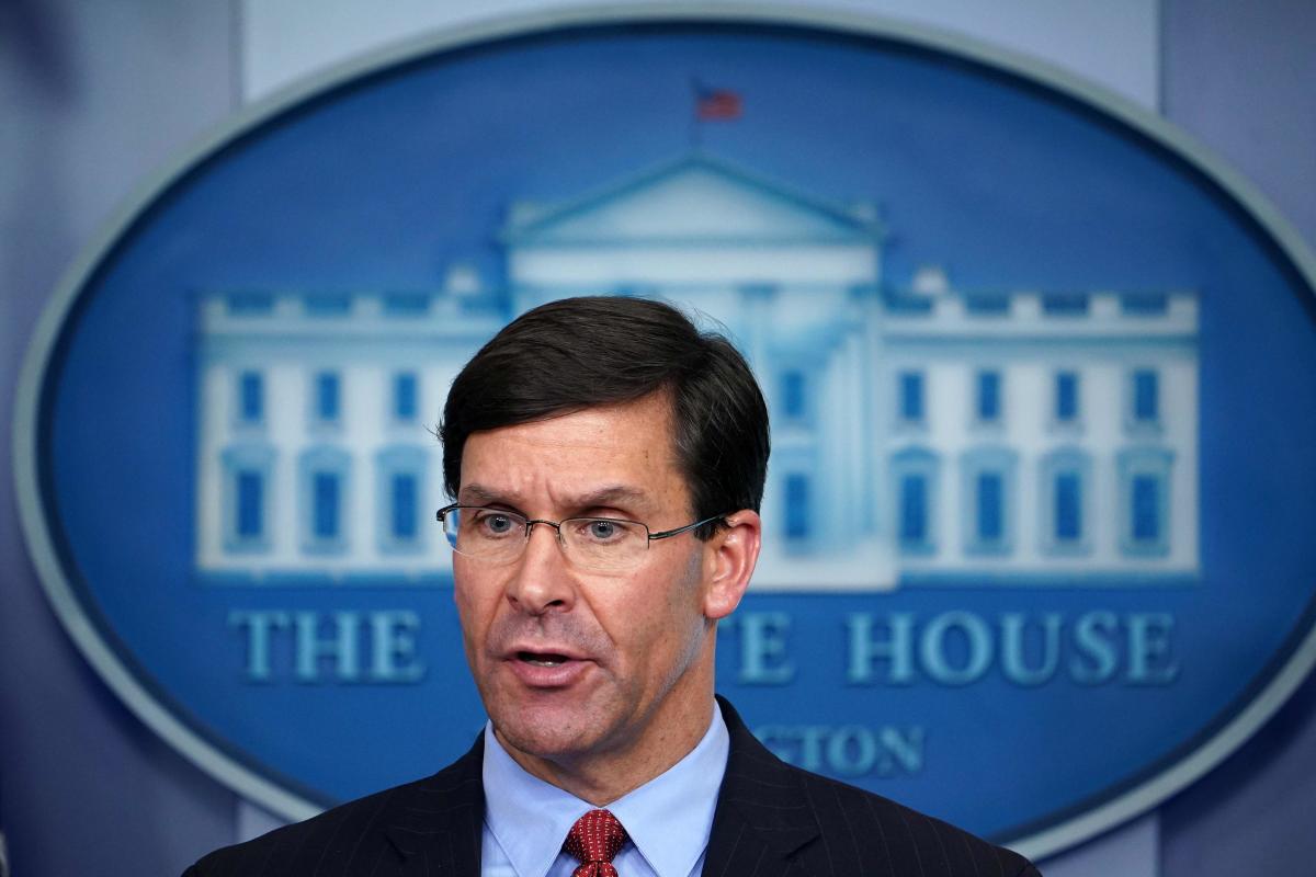 US Secretary of Defense Mark Esper