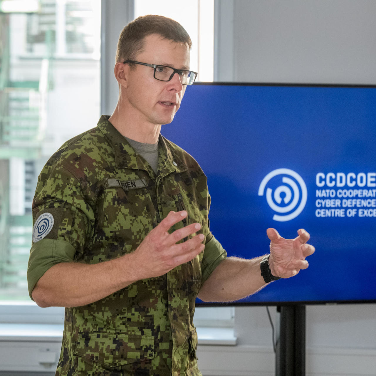 Jaak Tarien, head of NATO's Cooperative Cyber Defense Centre of Excellence.