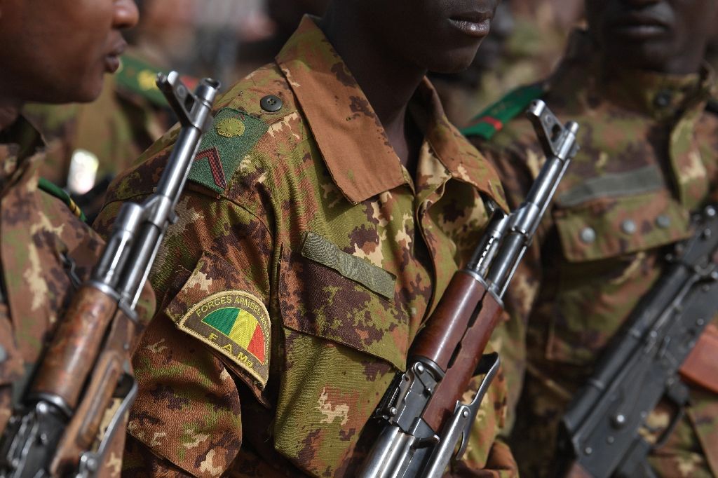 Photo of soldier in Mali