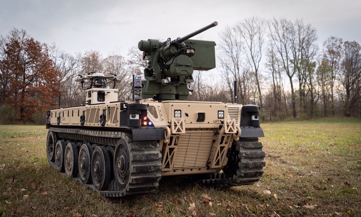 The RCV-L is a purpose built Unmanned Ground Combat Vehicle