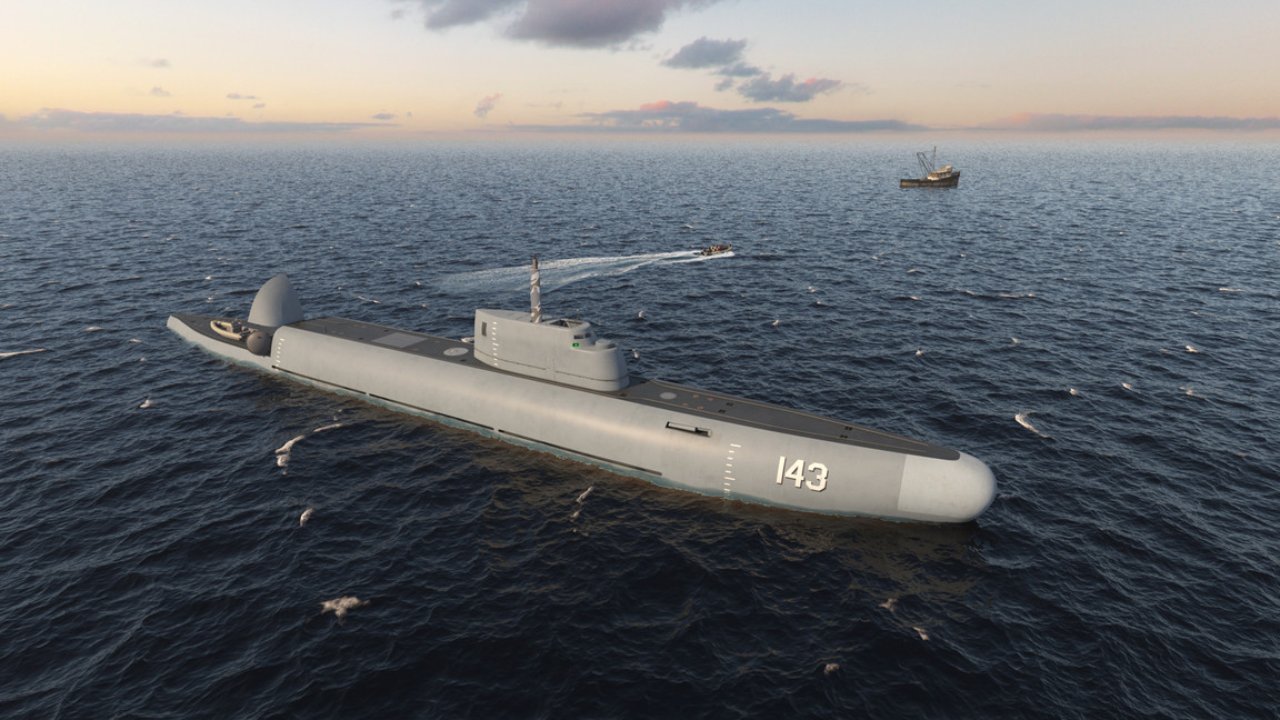 Submersible patrol ship