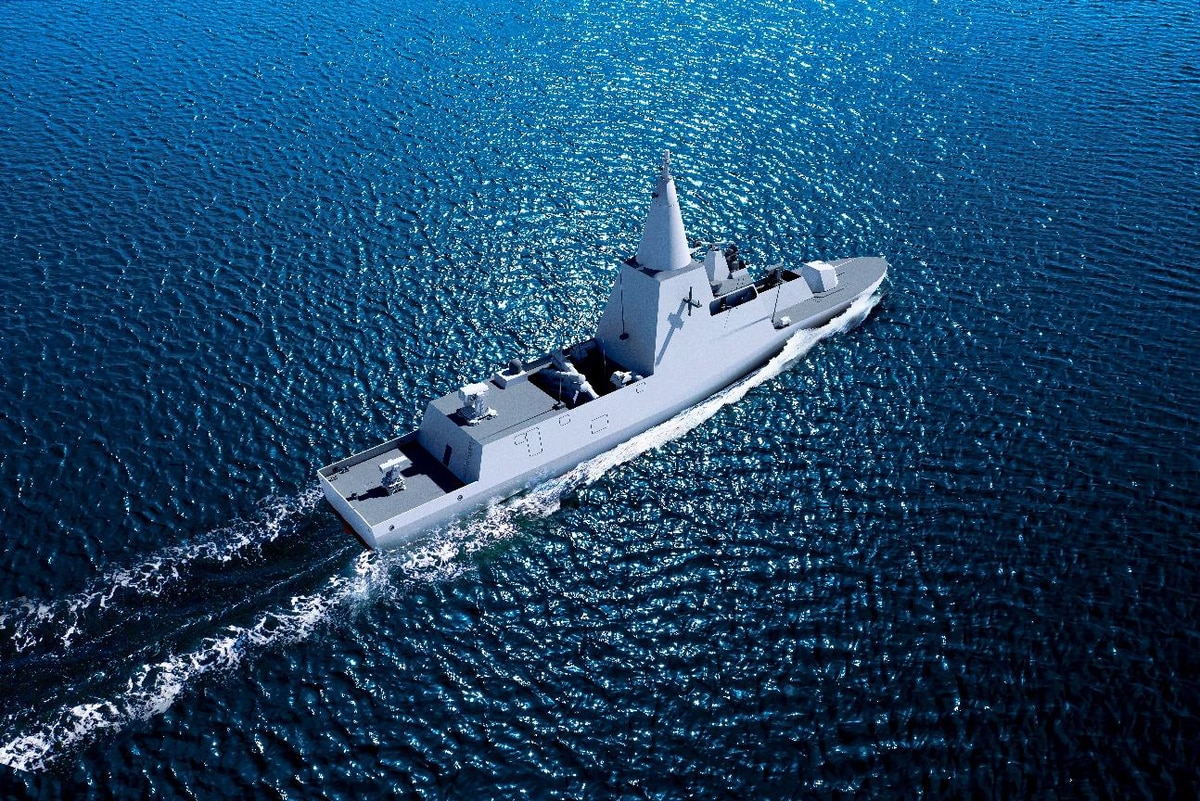ship running on water