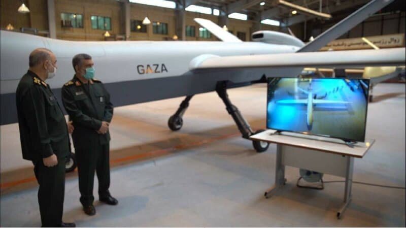 Iran's Revolutionary Guards unveils a new combat drone dubbed 