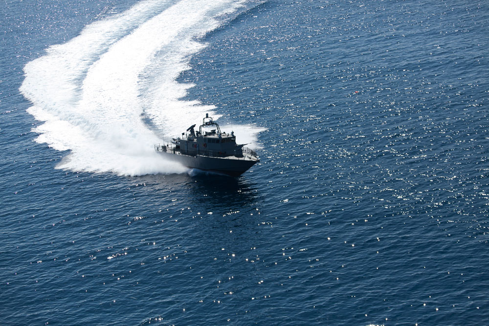 vessel running on water