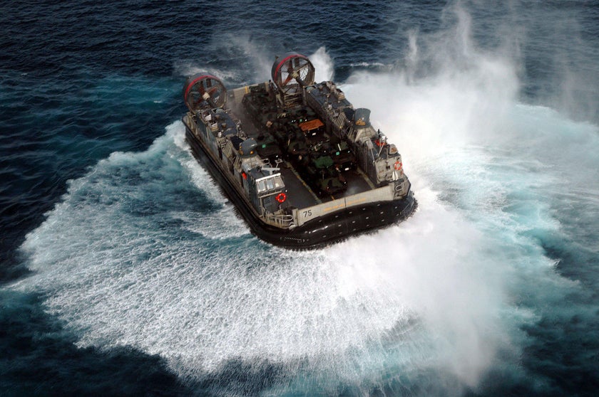 US Navy Landing Craft Air Cushioned