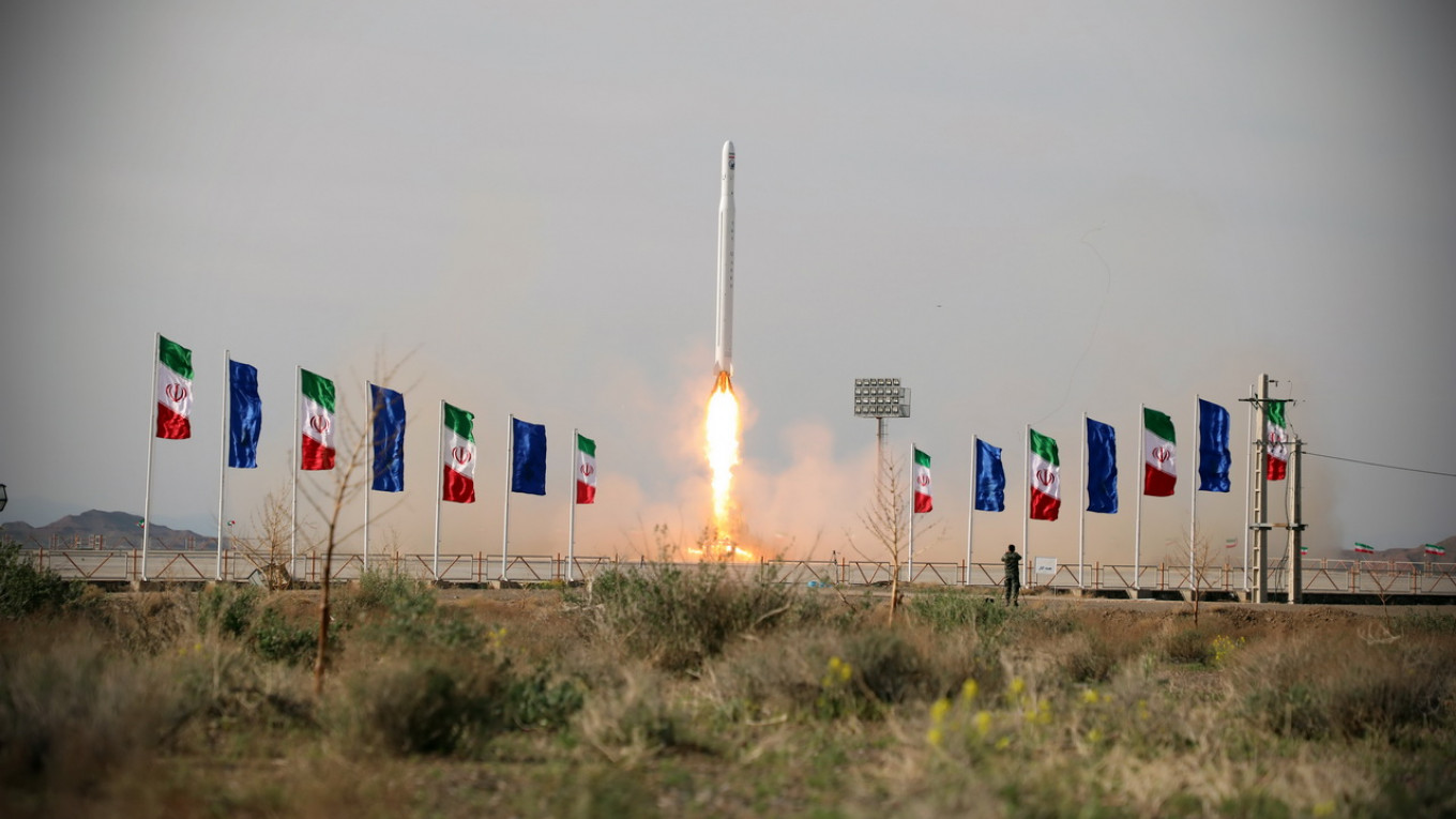An Iranian military satellite — dubbed the Nour — was launched in April 2020