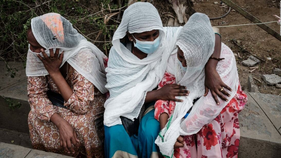 Dozens of people were wounded or killed in an airstrike on a market in the town of Togoga in Ethiopia's conflict-hit Tigray region