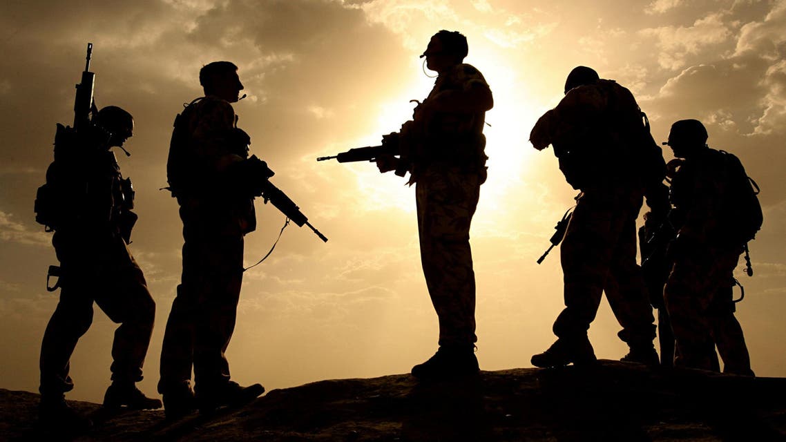 British army soldiers