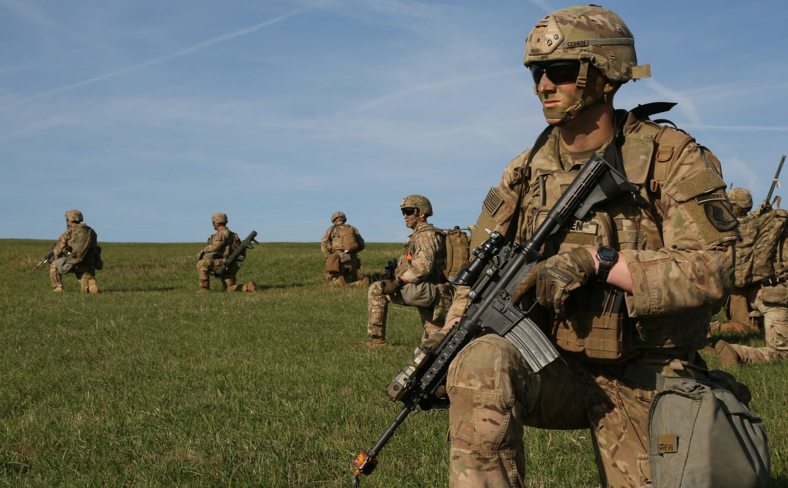 Soldiers with the 173rd Airborne Brigade Combat Team
