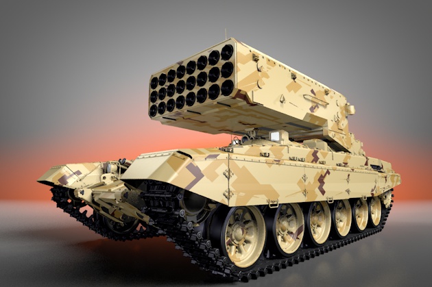 TOS-1A flamethrower
